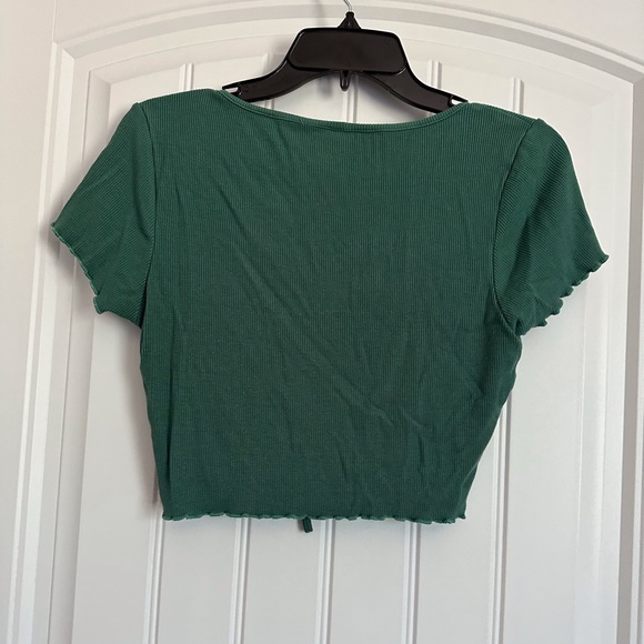 SHEIN Tie front crop top-XL - Picture 3 of 3